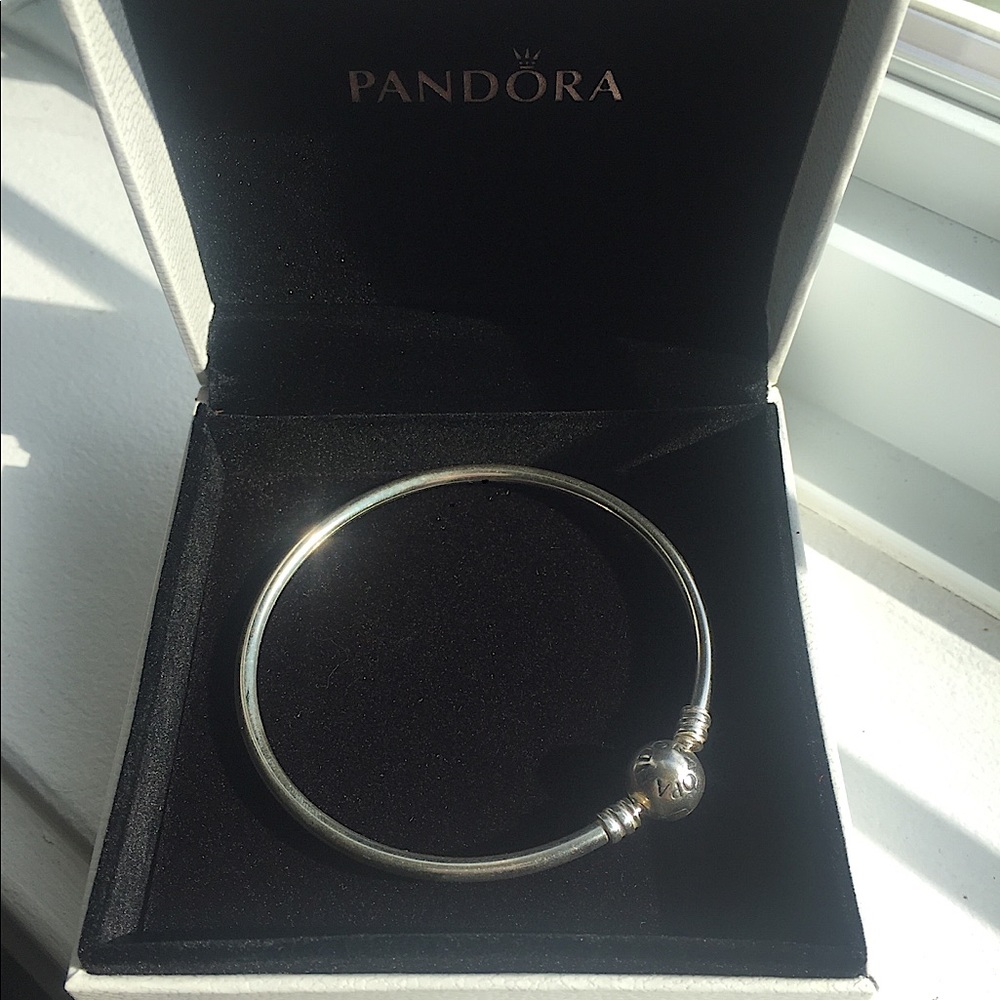 Sterling Silver Pandora Bracelet - Picture 11 of 12